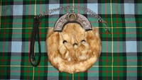 Scottish Full Dress White /wood Shade Rabbit Sporran Fur & Chrome Celtic Cantle Scottish Full Dress White /wood Shade Rabbit Sporran Fur & Chrome Celtic Cantle