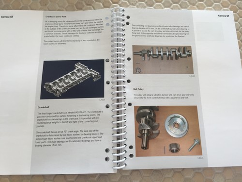 PORSCHE OFFICIAL CARRERA GT SERVICE INFORMATION MANUAL BROCHURE 2004 USA EDITION - Picture 4 of 12