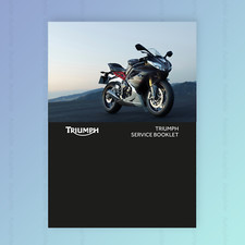 Triumph Bonneville T100 Motorcycle Service Book Blank