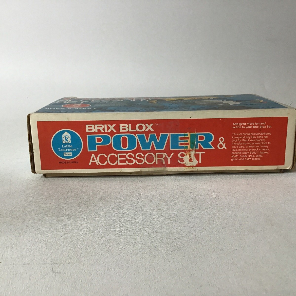 Vintage Brix Blox brick set and Brix Blox Power Accessory Kit No