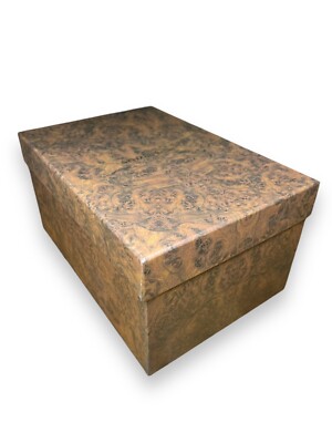 Stefano Ricci Basebal Cap Storage Box Only size 12 x 8 x 6 Inches