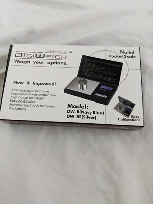Digiweigh Digital Pocket Scale 1000 Gram Capacity