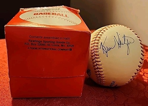Kevin Seitzer Autographed Signed Baseball Rawlings Official League Genuine Leath - Picture 17 of 17