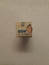 BSW Sound Reproducer Lamp Bulb 7V .20 Amps GE General Electric New Old Stock