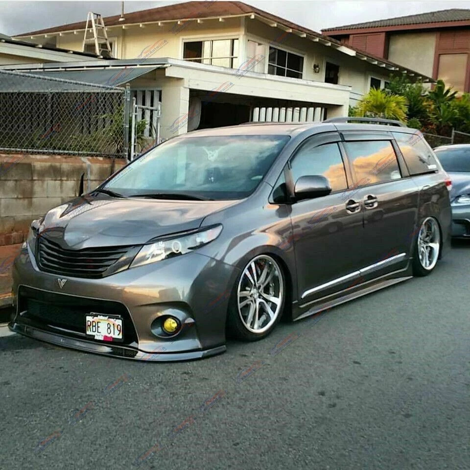 Para Toyota Sienna 2011-2020 Canal Salida Ventana Visera Protector de Lluvia Deflectores Foto 2 de 4