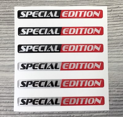Special Edition 3D Emblem Decal Sticker – Limited Edition Badge For Car Tuning – HQStickers