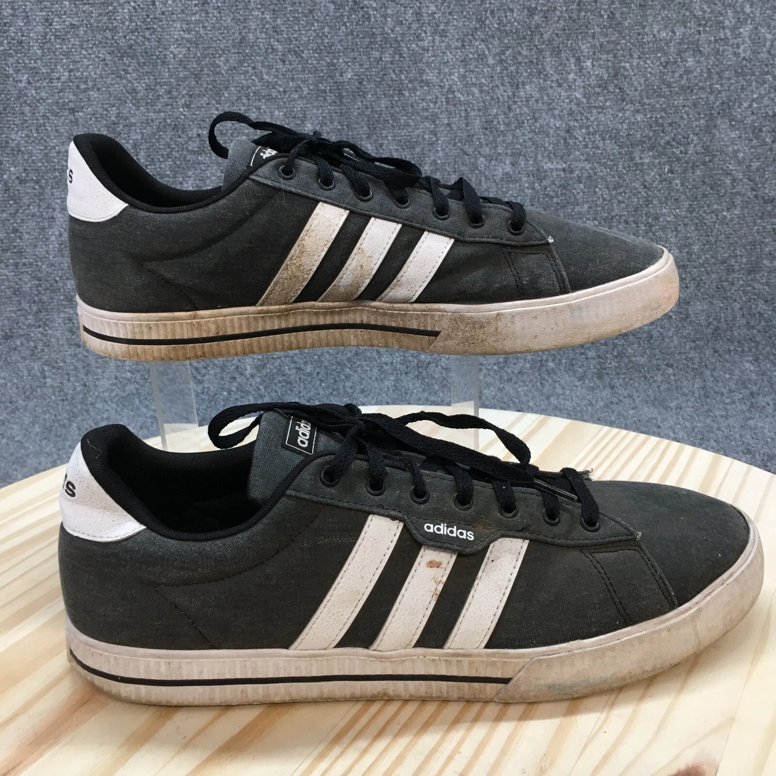 Scarpe Adidas da uomo 14 scarpe casual piatte FW7033 tessuto grigio stringate top basso