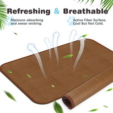 Pet Cooling Bed Mat Puppy Cushion Blanket Cat Sleeping Pad Beds Easy To Cleaning