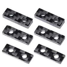 6PCS Universal Carbon Universal Servo Mount Accessory Upgrade