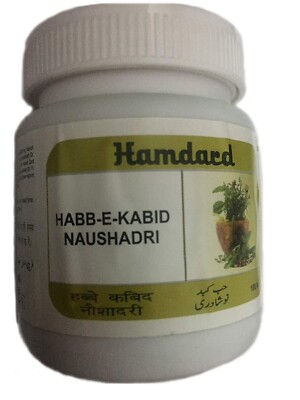 Hamdard Habb-e-Kabid Naushadri 100 Tabletten kostenloser Versand
