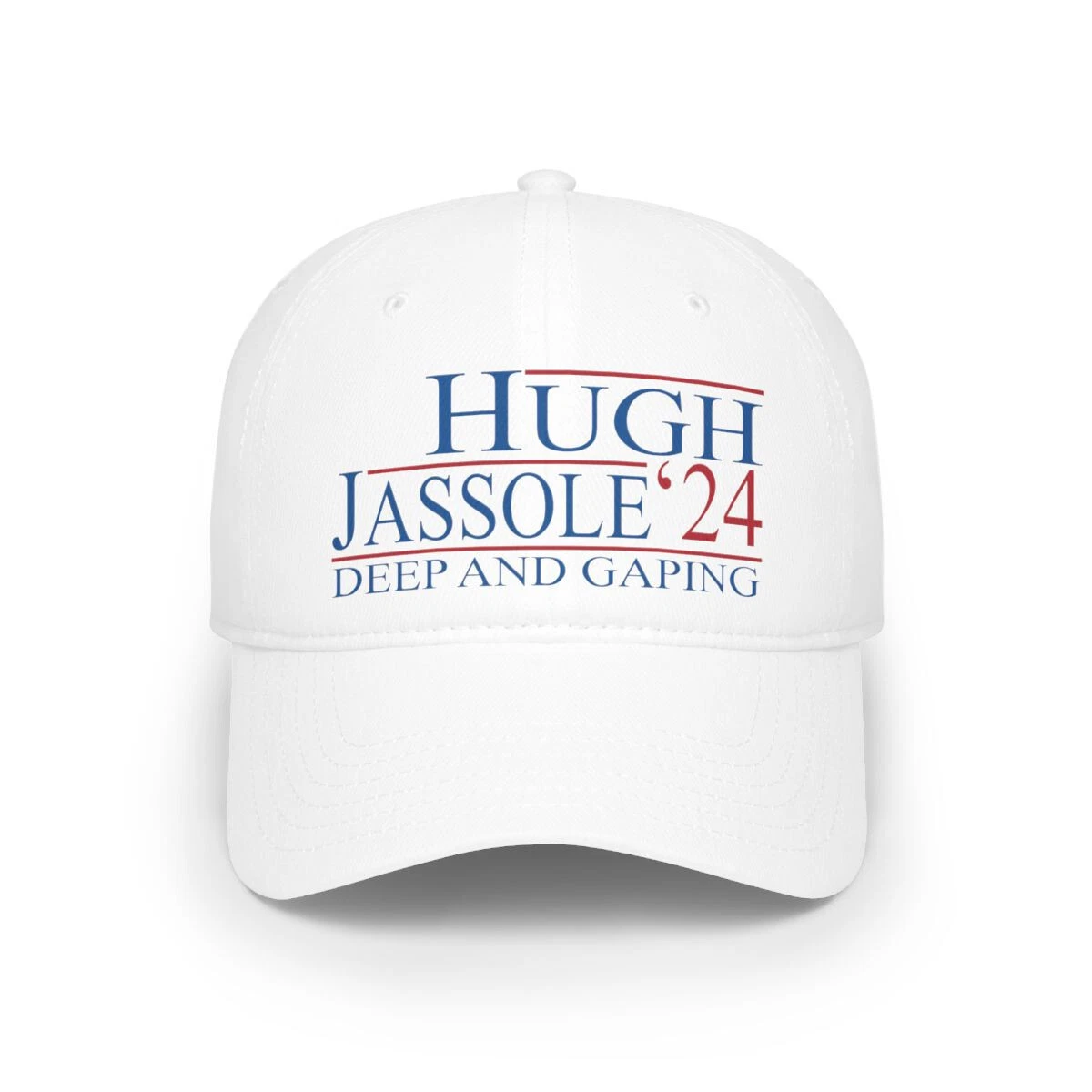 Hugh Jasshole 24 Deep and Gaping Low Profile Baseball Cap