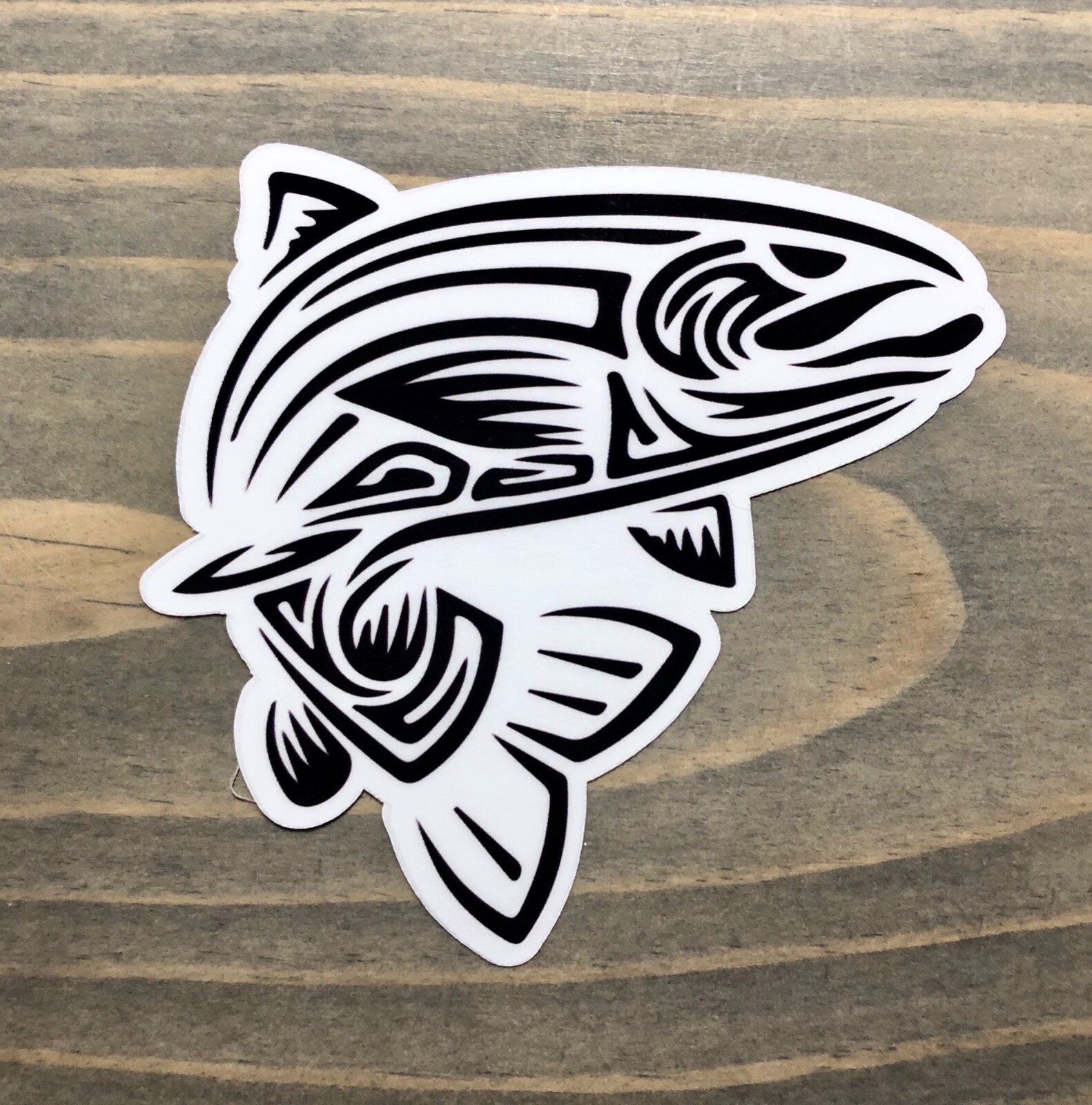 Trout Sticker Decal Tribal 3