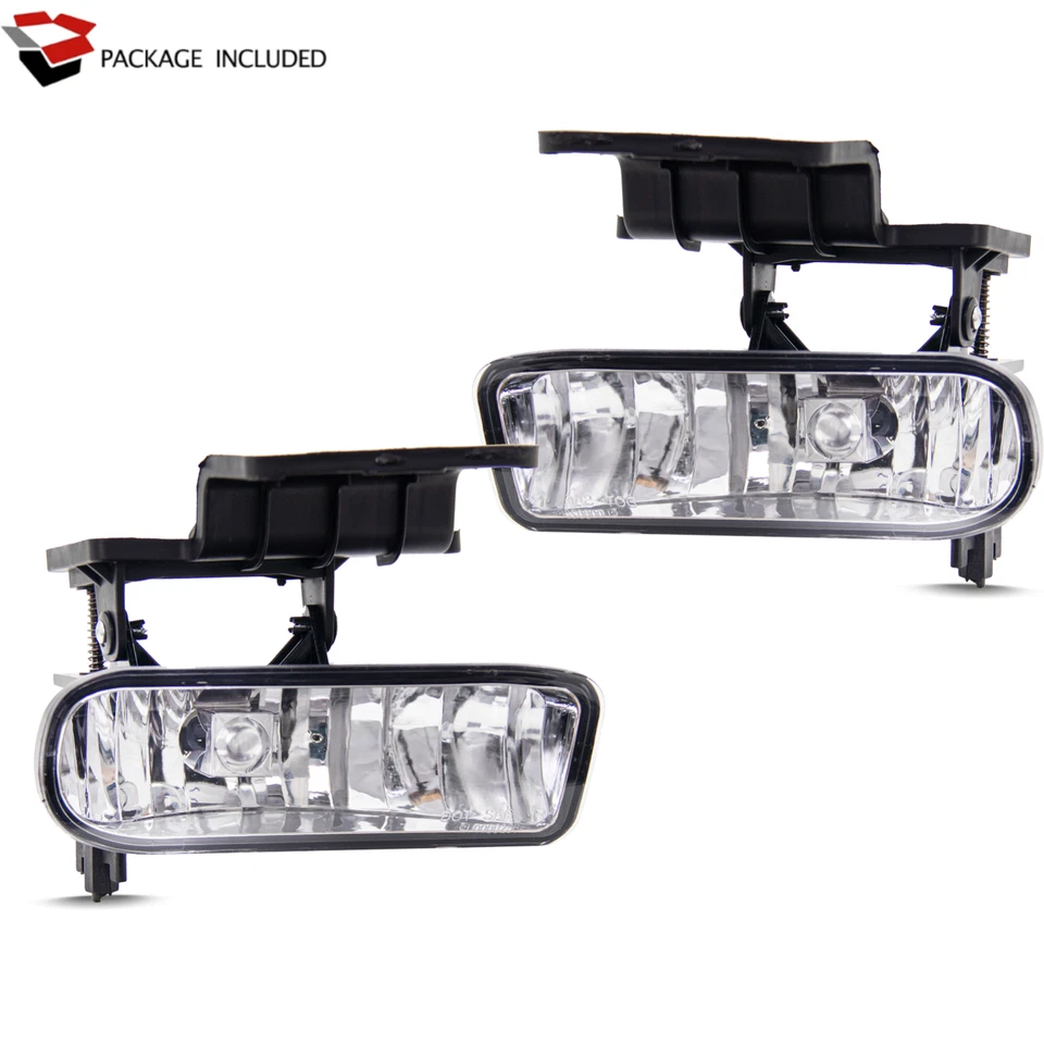Fog Lights for 1999-2002 Chevy Silverado 2000-2006 Chevy Suburban/Tahoe Clear Foto 2 de 4