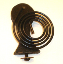 Antique Waterbury Davenport Column Mantel Clock Coil Strike Gong w/ Hardware