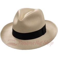 AUTHENTIC PANAMA HAT: MONTECRISTI FEDORA STRAW HAT