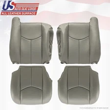 2003 To 2006 GMC Yukon Sierra Upholstery leather seat cover Replacement Gray 922