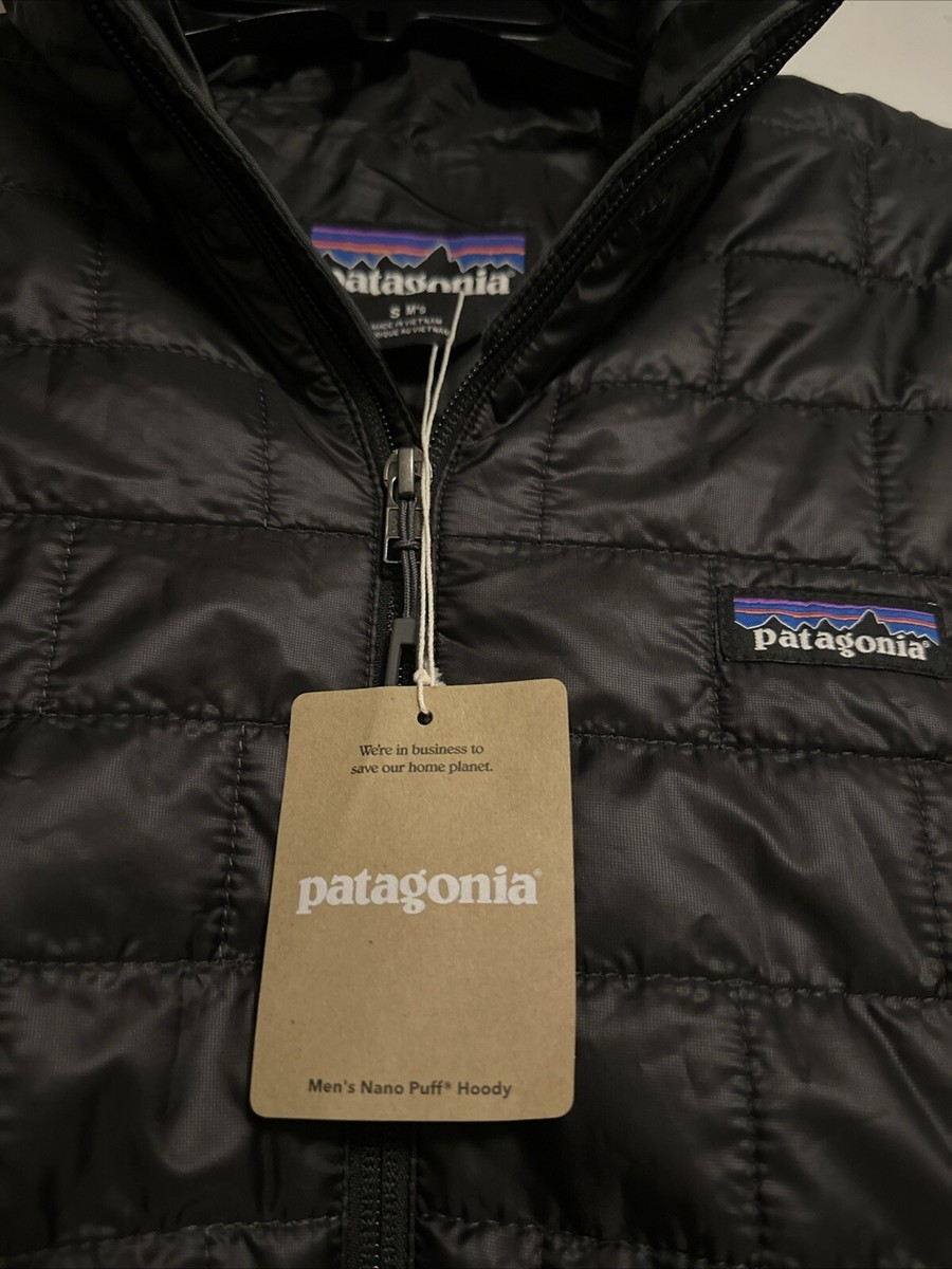 Patagonia Men's Nano Puff Hooded Jacket Black Small | eBay Patagonia Men's Nano Puff Hooded Jacket Black Small | eBay