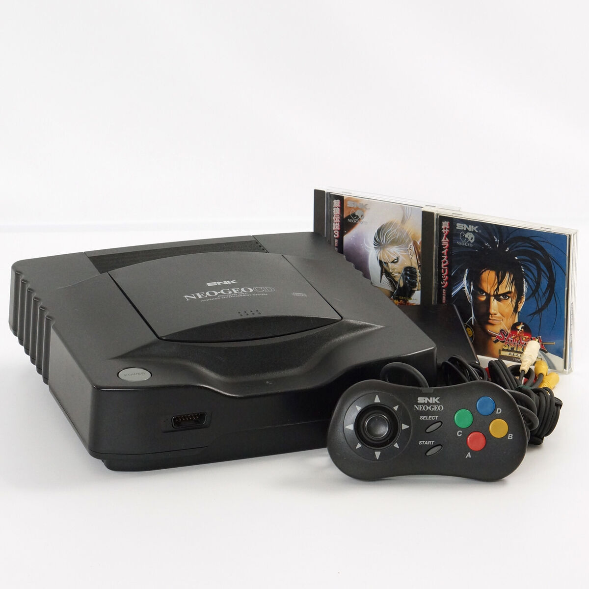 NEO GEO CD Console CD-T01 with Games Tested System SNK -NTSC NEO GEO CD Console CD-T01 with Games Tested System SNK -NTSC