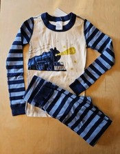 NWT Hanna Andersson POLAR EXPRESS TRAIN CHRISTMAS PAJAMAS 120 6 7 52