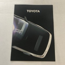 Toyota FX-1 Concept Car Prototype Sales Brochure Catalog Toyota FX1