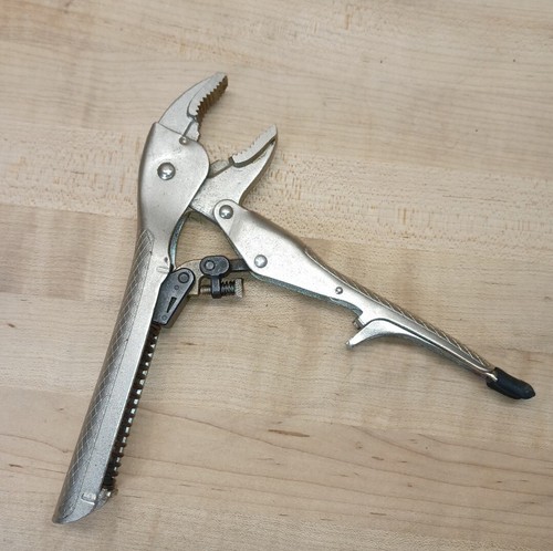 Vintage LockJaw 10CJ Schraubstockgriff automatische selbstanpassende Verriegelungszange - Bild 2 von 4