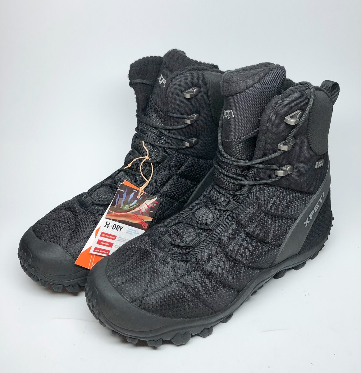 XPETI Crest EVO Thermo Waterproof Hiking Boots US Mens 9.5 Black eBay