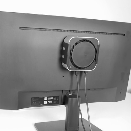 Carbon Steel Under Desk Computer Mount for Mfour Systems - Afbeelding 4 van 8