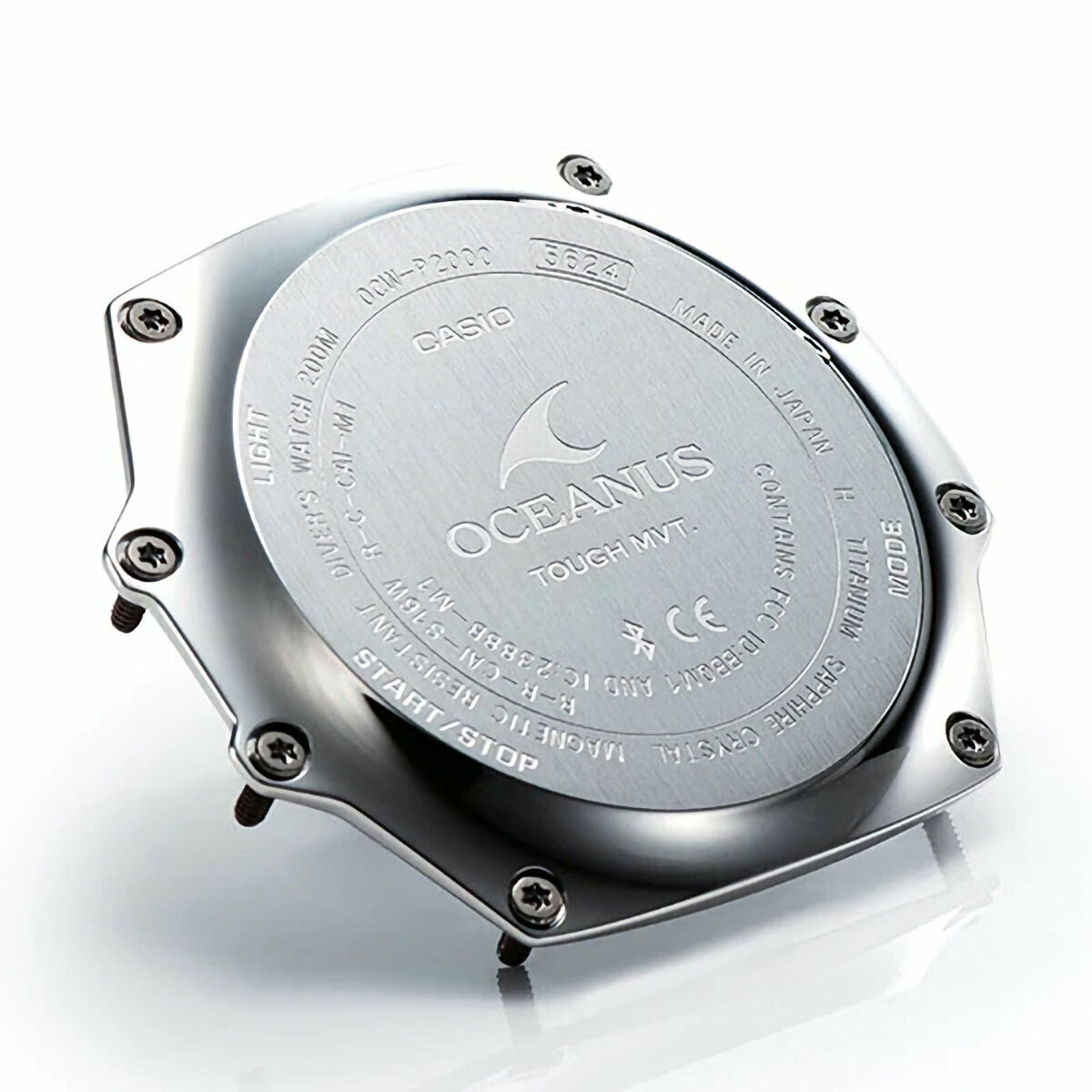 Casio Oceanus OCW-P2000-1AJF Cachalot Diver 200m Titanium Casio Oceanus OCW-P2000-1AJF Cachalot Diver 200m Titanium