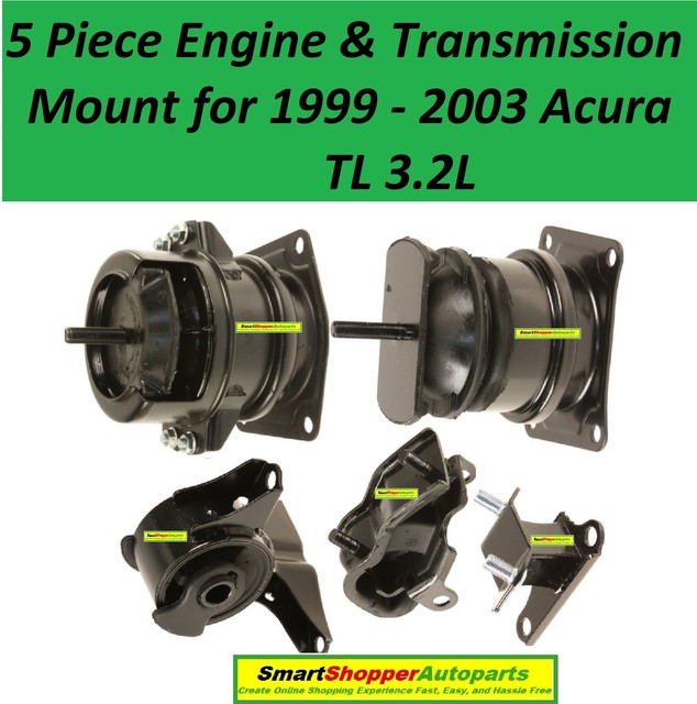 5 Piece Transmission & Engine Motor Mount for 1999 2000 2003 Acura TL