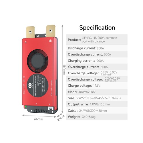 DALY Smart BMS 4S-16S 40A-500A with WiFi Module and CAN 485 Communication Pro... - 第 2/7 張圖片