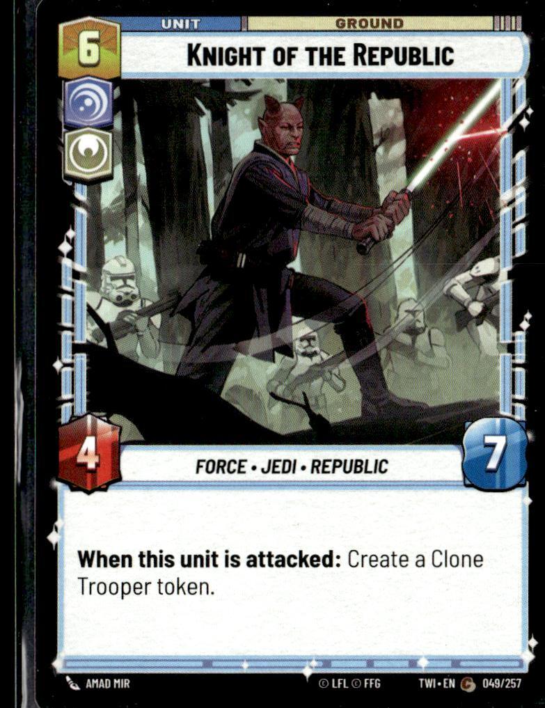 Star Wars Twilight of the Republic Knight of the Republic JW