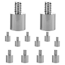 5Core Mic Stand Adapter 12Pcs 5/8 Female 1/4" Male for Tripod  Camera Mounts