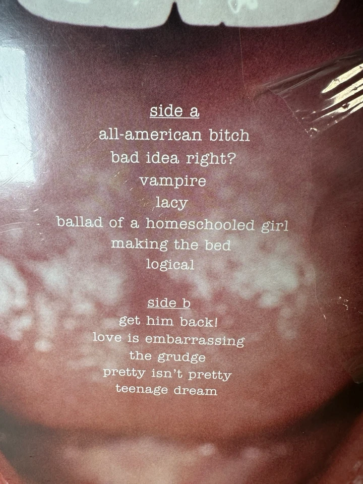 Olivia Rodrigo Guts Limited Ed Transparent Vinyl 2023 Sealed LP - Image 4 of 4