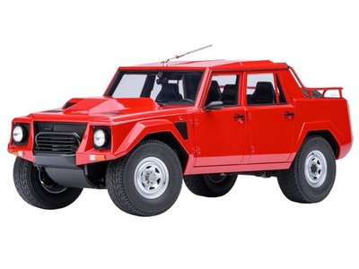 LAMBORGHINI LM002 ROSSO SIVIGLIA RED 1/18 MODEL CAR BY AUTOART 74551
