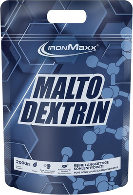 Ironmaxx Maltodextrin Weight Gainer Zum Zunehmen 2000G, Geschmacksneutral - Mit 