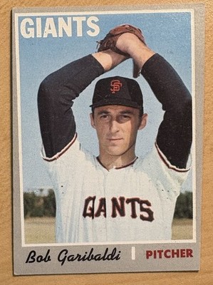 1970 Topps Baseball High# Card #681, EX+, Bob Garibaldi, ERROR CROOKED CUT