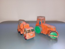 Matchbox readymix concrete mixer No13 & Dinky Toys Aveling Barford roller No 279