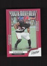 2024 Prestige Youth Movement Xtra Points Red Bijan Robinson  Falcons #/399