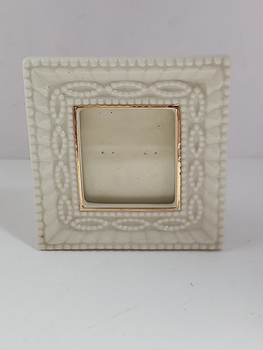 Vintage Lenox Beaded Picture Frames Ivory With Gold Trim Set Of 3 Small Frames - Picture 9 of 10