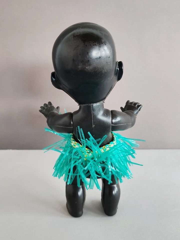 LOTTO bambola celluloide bambolotto moretto feletti vintage doll - Immagine 4 di 4