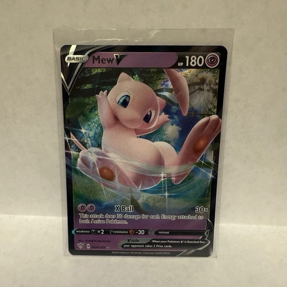 Las mejores ofertas en Mew V 069/189 Jumbo Cards | eBay
