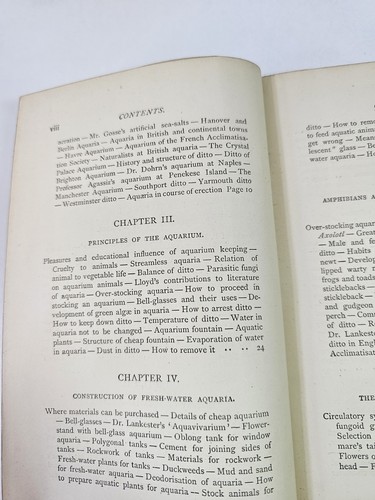 The Aquarium: Its Inhabitants, Structure... by Taylor - Hardcover 1881 - Picture 11 of 19