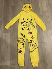 Unisex Boys Size 14/16 Large Pikachu Pokemon Pajamas Sleepwear Comfort Wear Pika