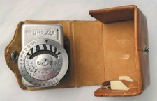 Argus L44 Light Meter Shoe Flash With Leather Case Vintage Germany Fits C4 C44