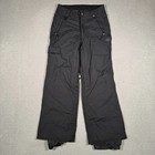 686 Pants Mens XS Black Snow Ski Snowboard 100% Nylon Outdoor Vented Pockets