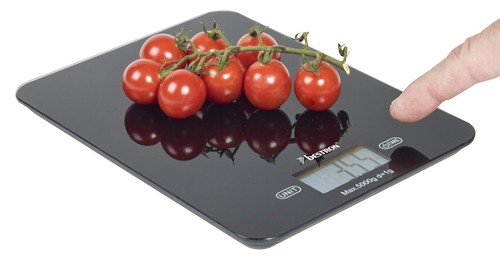 AKS710Z Bilancia Elettronica da Cucina Metallo Argentato Vetro plastica Nero - Foto 9 di 24