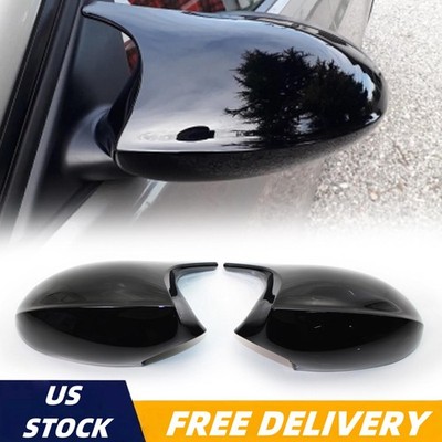 Pair Side Mirror Cover Cap For BMW E81 E82 E87 E90 E91 E92 E93 PRE-LCI M3 Gloss
