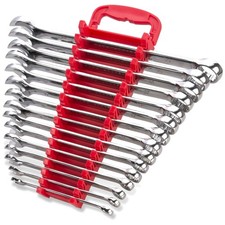 Professional Grade Combination Wrench Set - 15-Piece Metric