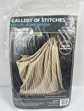 Bucilla Gallery Of Stitches 37015 Easy To Weave Afghan Kit Daisy "45 X 65  New