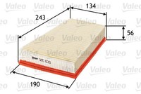 Valeo 585030 Luftfilter For MERCEDES-BENZ Nissan Renault
